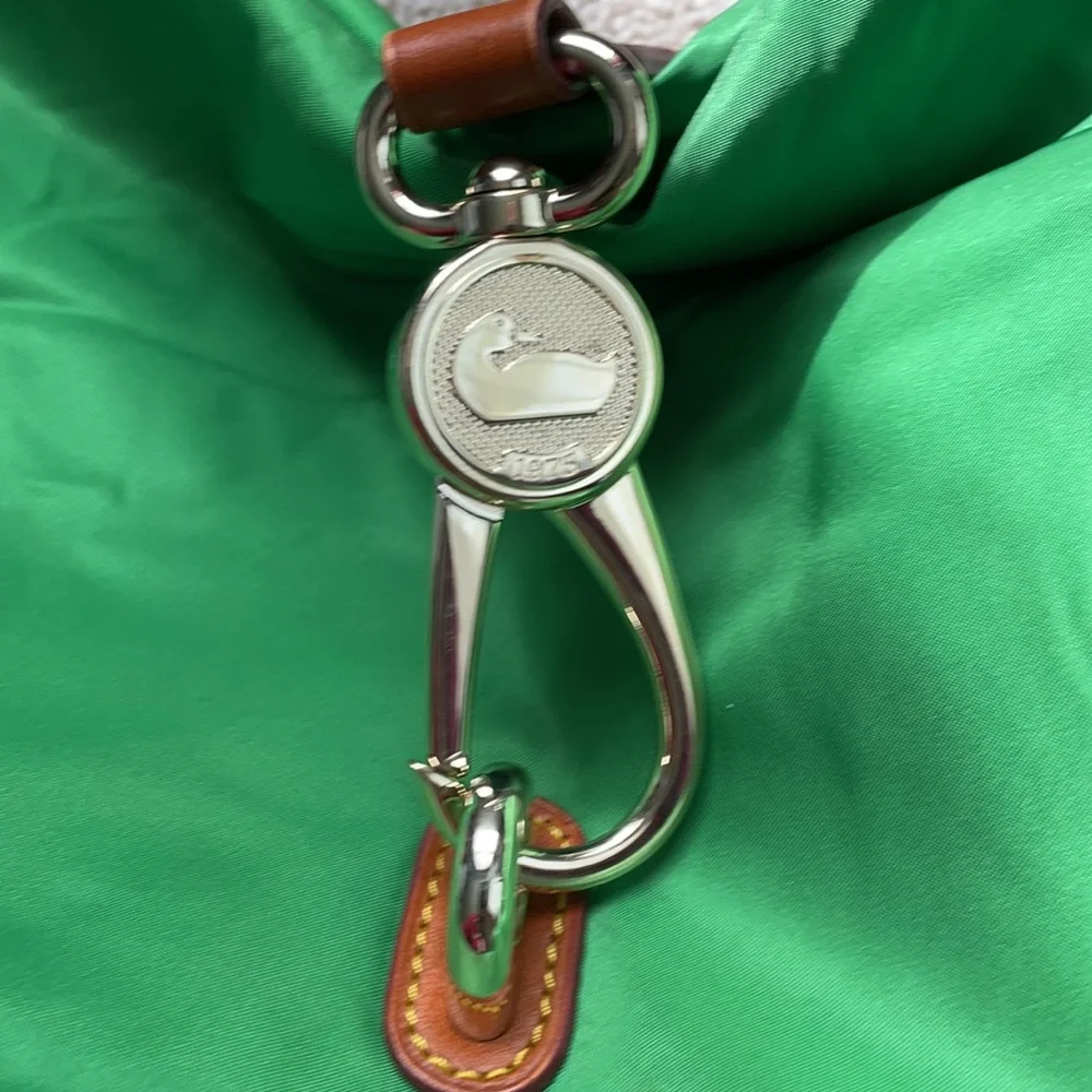 Dooney & Bourke Green and Brown Shoulder Bag - Picture 5 of 13